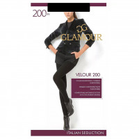 Колготки Velour 200den, Nero 3р
