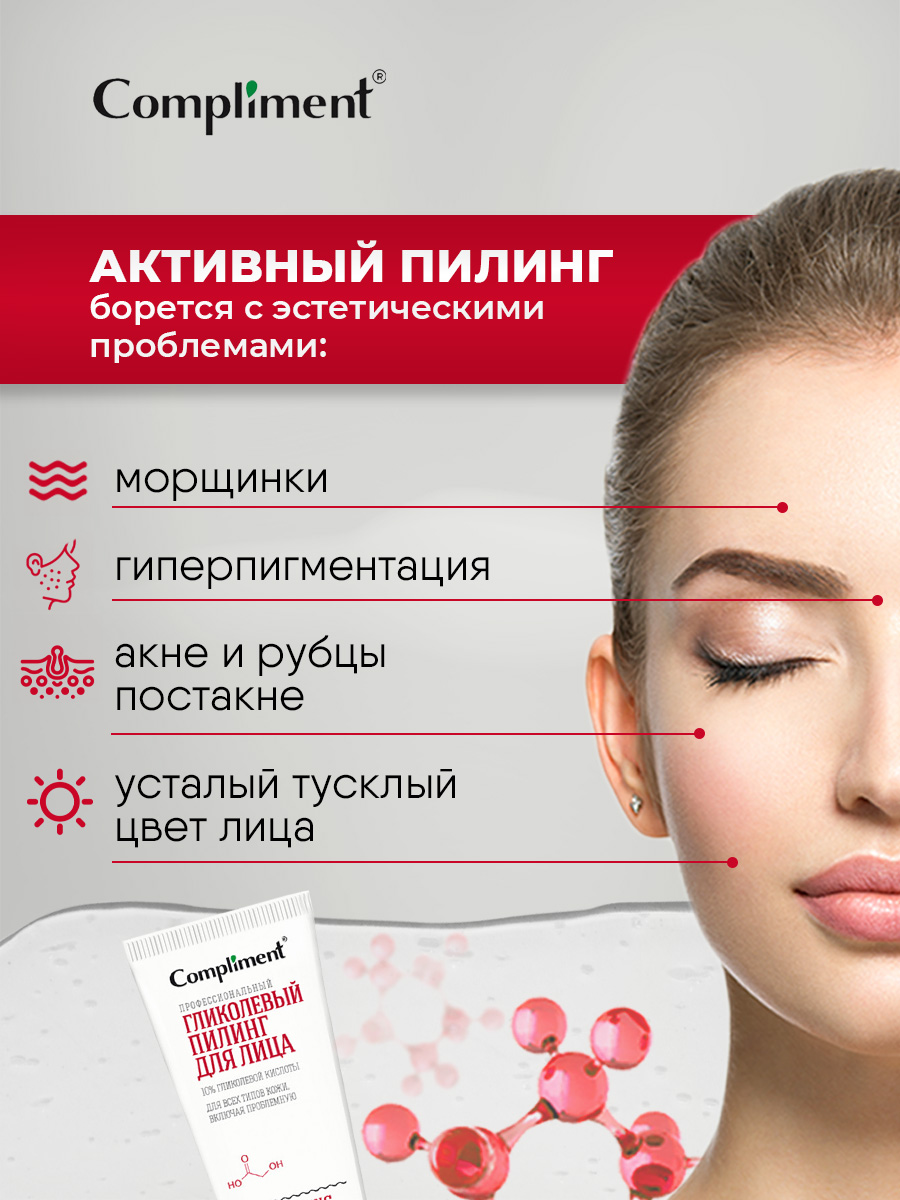 Easy Peel Профессиональный гликолевый Пилинг для лица 80мл